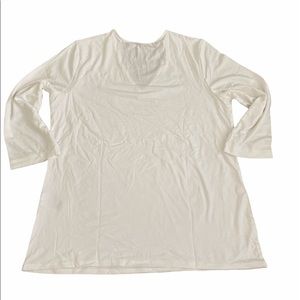 Chicos Rayon Spandex Vee Neck